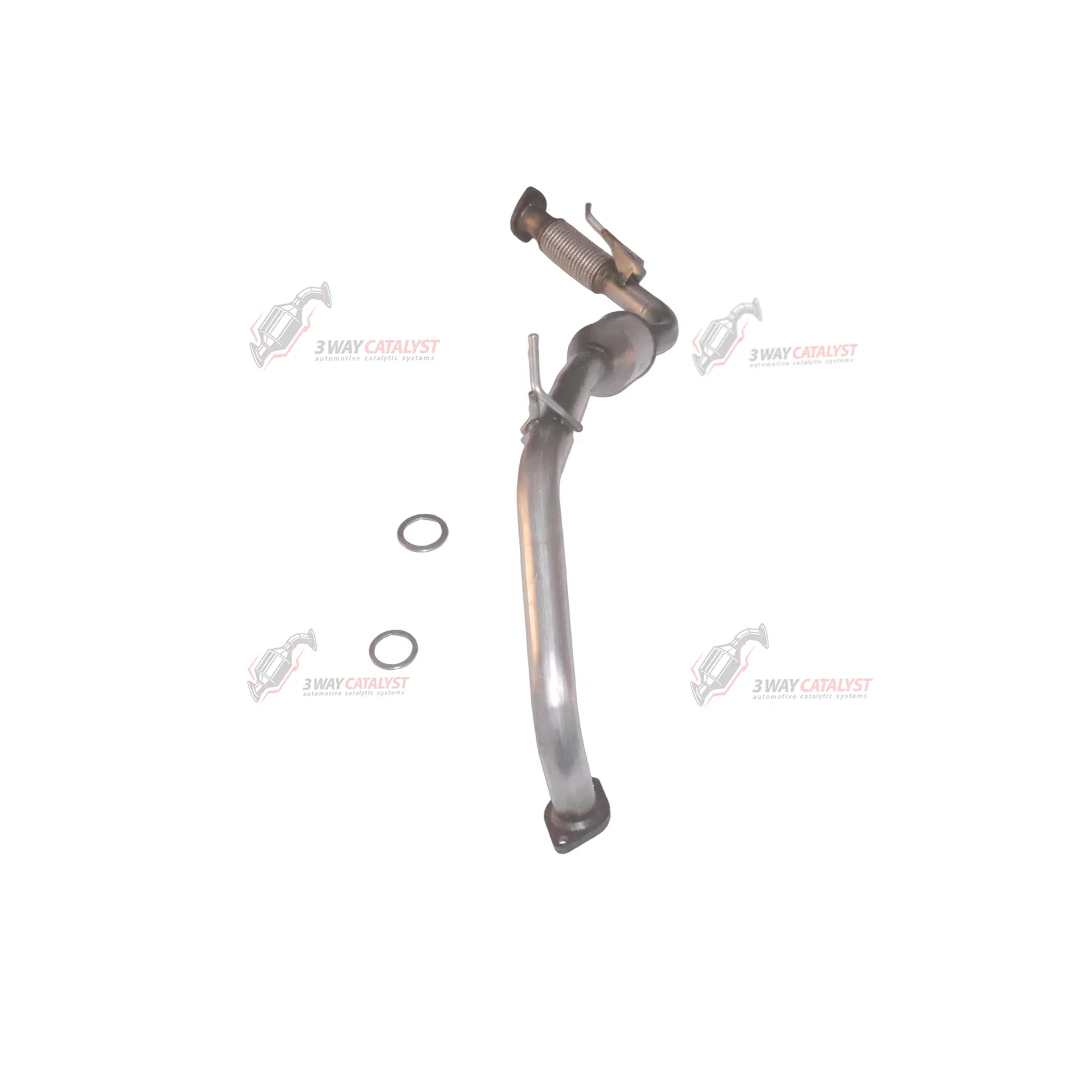 High Flow Euro6 Auto Parts Middle Part Converter Catalytic for Exhaust Catalyst for Toyota Sienna