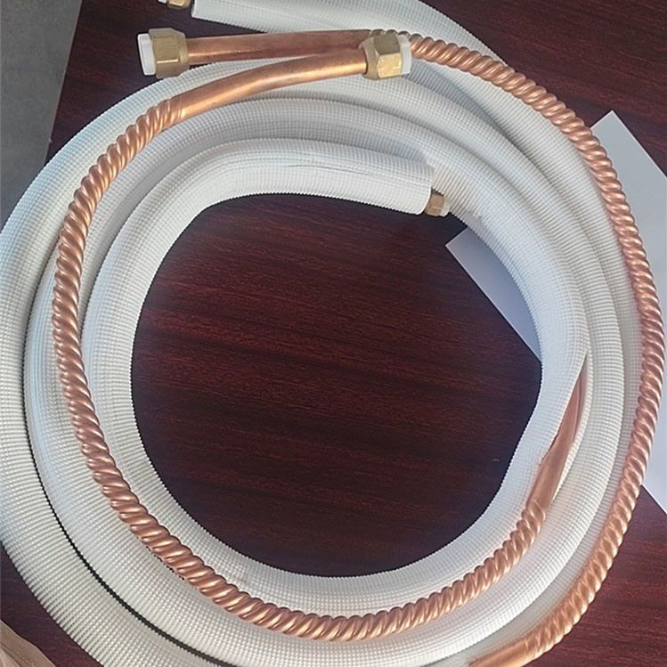 Competitive Price Insulated Spiral Flexible Copper Pipe Corrugated Tube for Air Conditioning