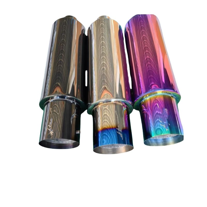 Exhaust Muffler Exhaust Tip Ss201 Mirror Polished ID 4'' Od 5''