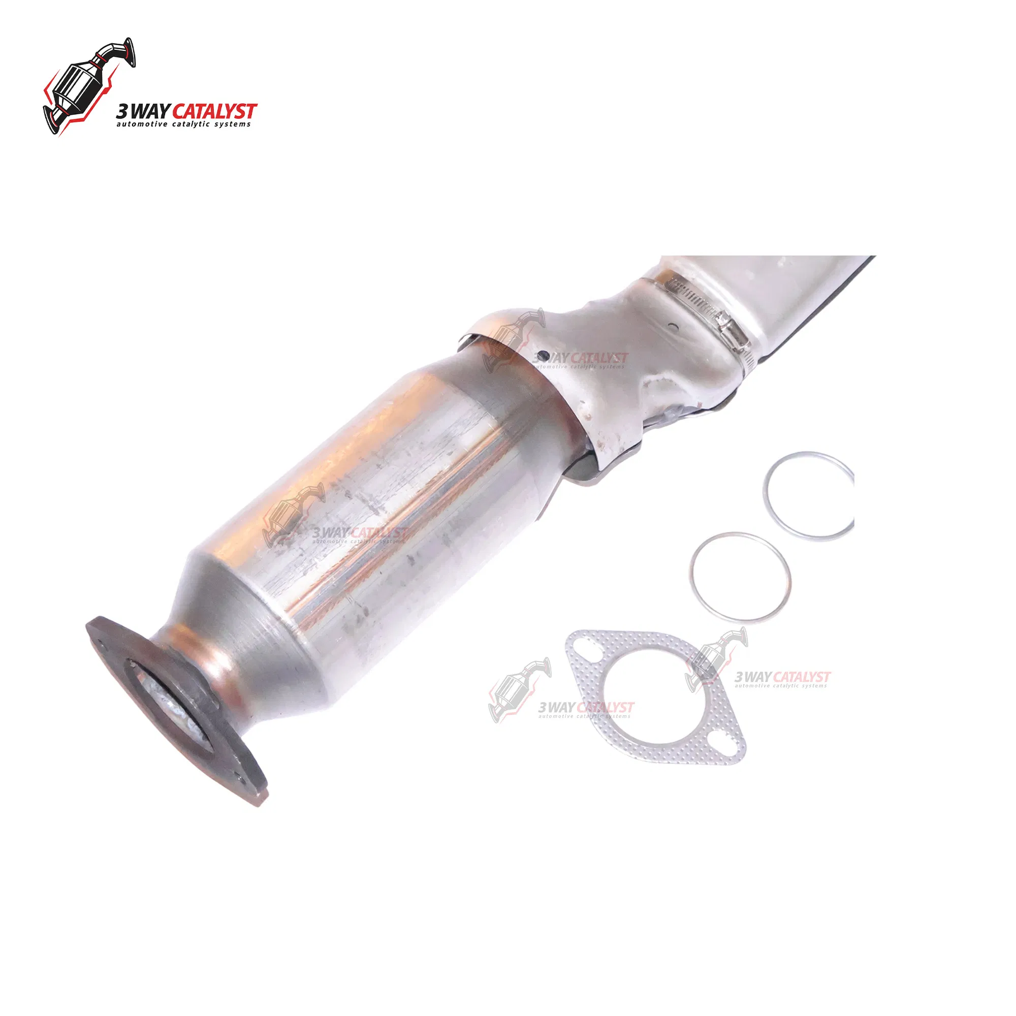 Chinese Manufacture High-Quality Auto Parts Suitable for 2008 Nissan Altima Teana Short Three-Way Catalytic Converter Ceramic Core