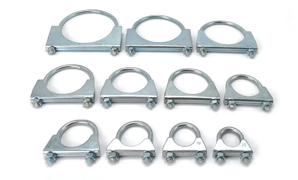 Zinc Plated M8 U Clamp Detail 1