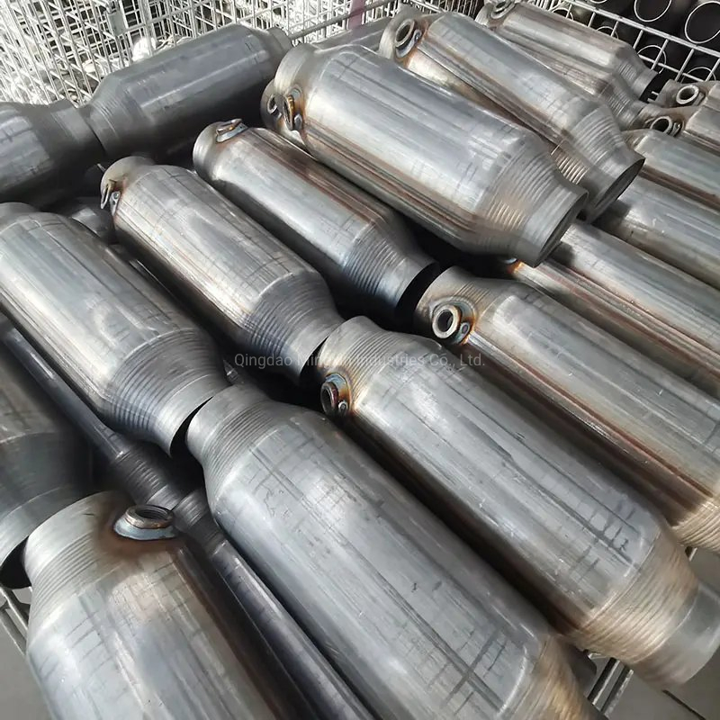 Factory Supply High Quality Euro 5 High Flow Exhaust Muffler Universal Catalytic Converter Convertidor Catalitico