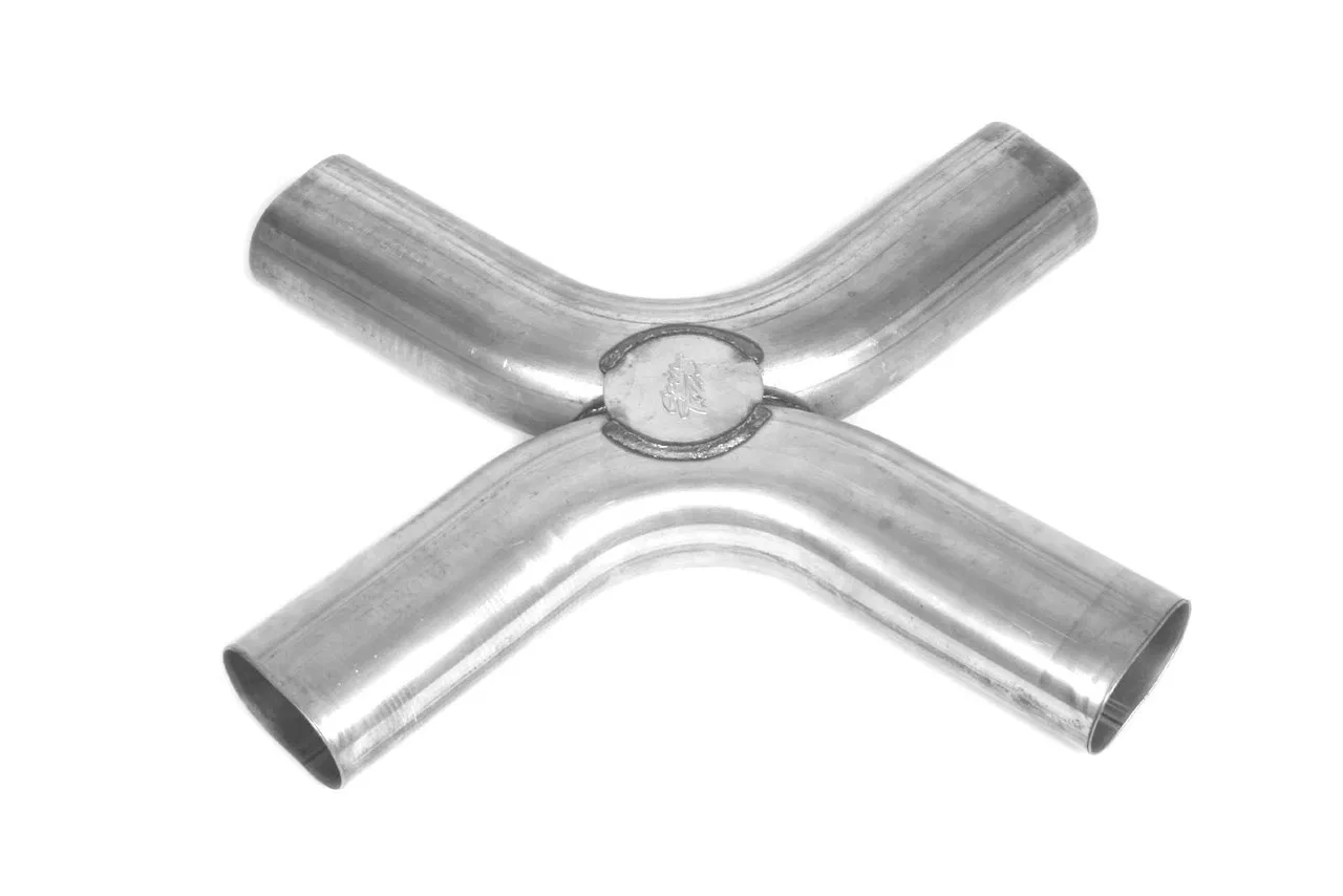 Stainless Steel Straight Exhaust Tubing with Flat Elliptical Pipe
