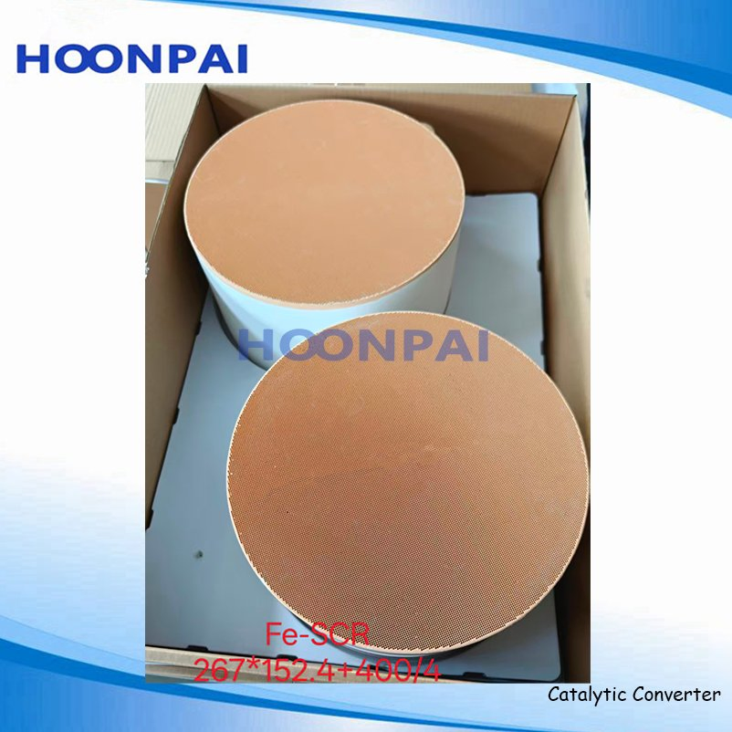 Diesel Engine Ceramic Honeycomb Filter Fe SCR Catalytic Converter for Ceramic Core 1541622, 1928893, 1921877