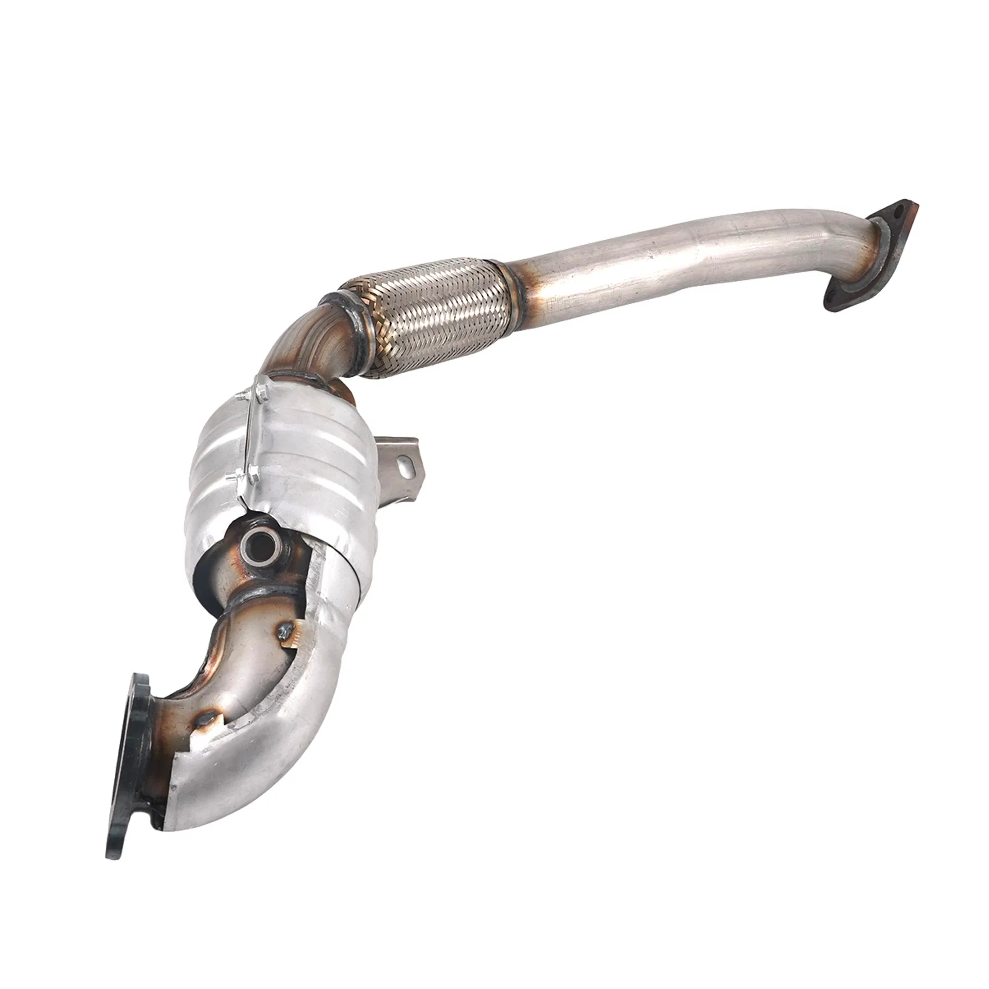 2.0t Exhaust Catalytic Converter for Great Wall Haval H5 Heavy-Duty China 6 Compliant Direct Replacement Exhaust Efficiency Improvement