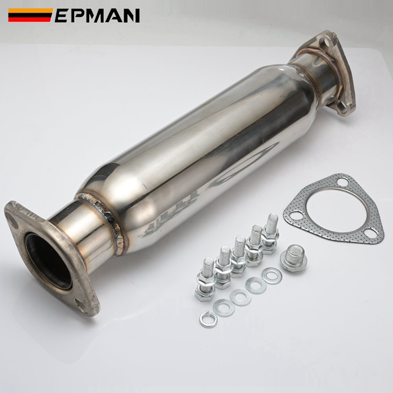 Epman Performance Stainless Steel High Flow Exhaust Downpipe Exhaust Test Pipe for Honda Civic Crx 1988-1991 for Acura Integra 1990-2001 Epmf9001