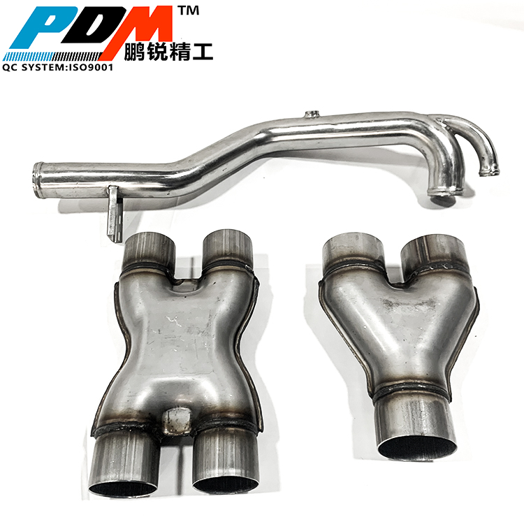 Customizable Double-Pipe Stainless Steel Exhaust Muffler Tip with Good Price