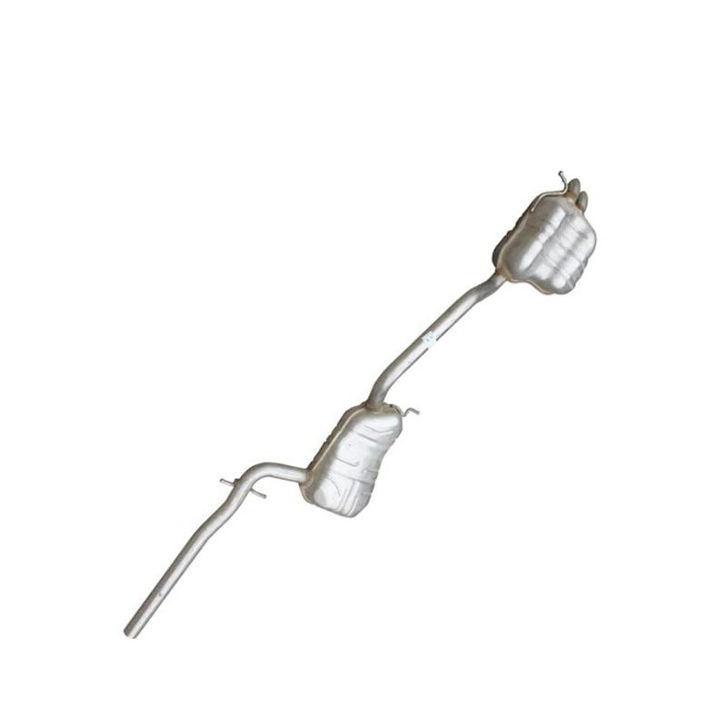 High Performance Automotive Stainless Steel Exhaust Muffler Rear Double Outlet Exhaust Pipe for Volkswagen Cc 1.8/2.0t