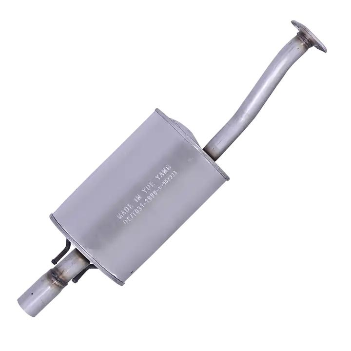 Performance Direct Fit High Flow Muffler Exhaust Universal Pipe Muffler