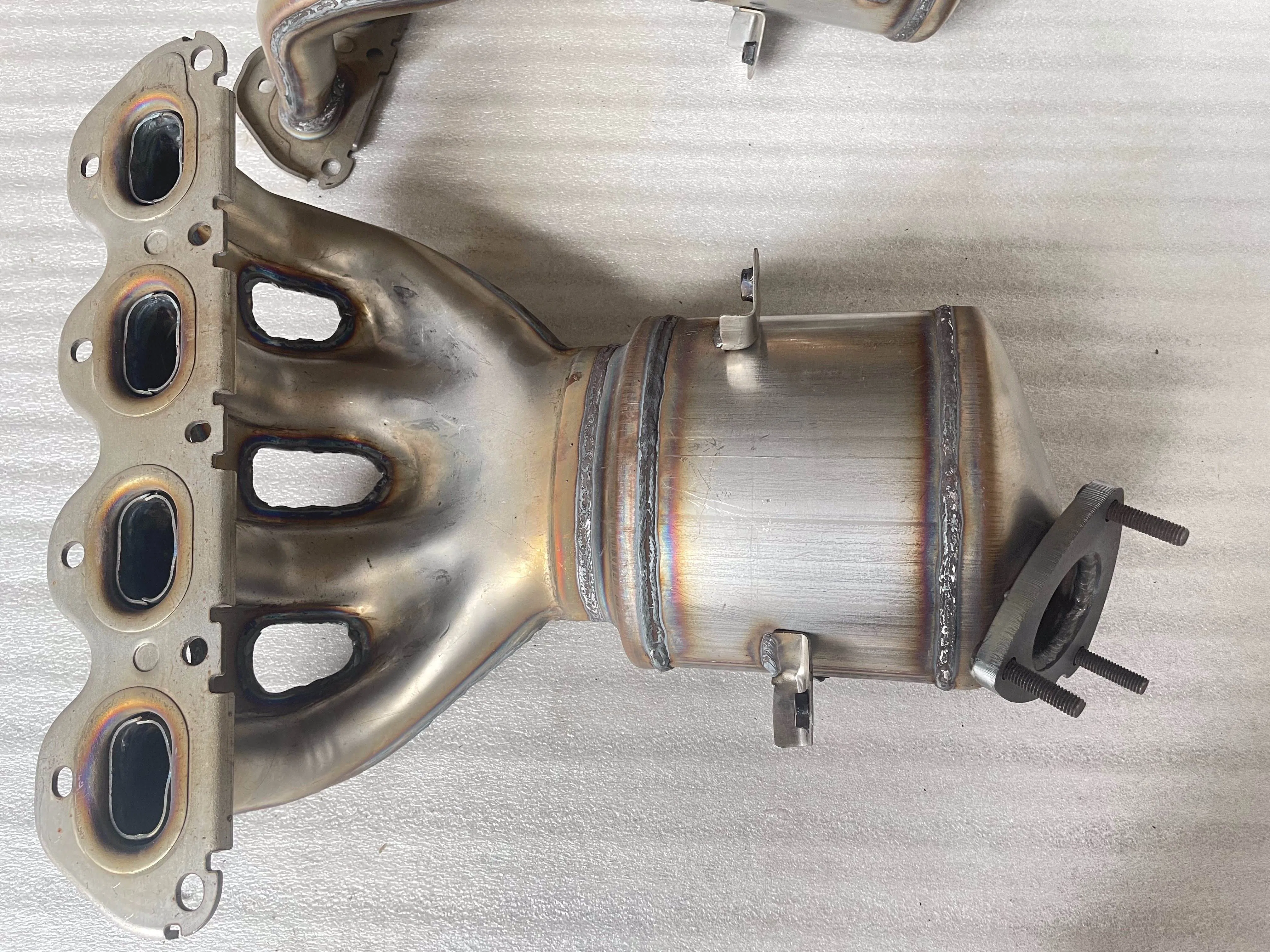 Yfcat Suitable for Chevrolet Cruze 1.8 Stainless Steel Automotive Ceramic Core Catalytic Converter Euro Lll Eurolv Eurov