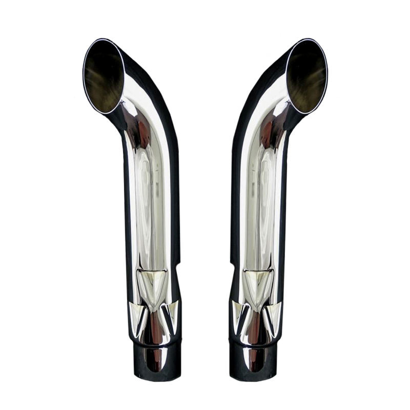 Stack Exhaust Muffler Silencer Chrome Pipes