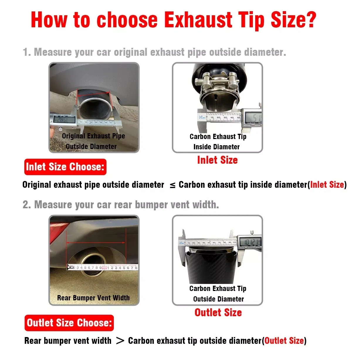 Mx Exhaust Top Quality M Performance 180mm Exhaust Pipe for M2 F87 M3 F80 M4 F82 F83 Carbon Fiber Muffler Tips