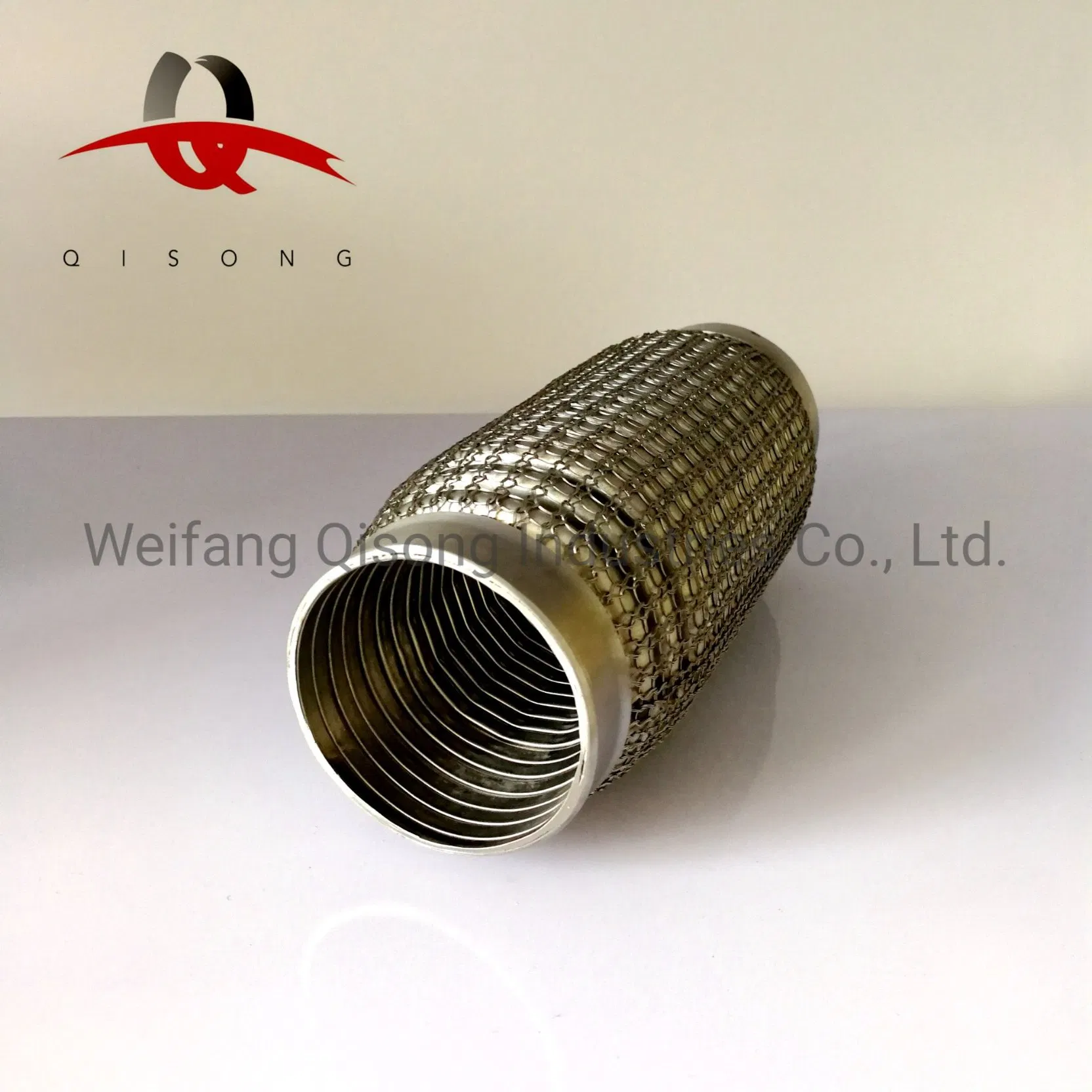 [Qisong] High Quality Auto Parts Qiauts Exhaust Flexible Pipes Corrugated Pipes
