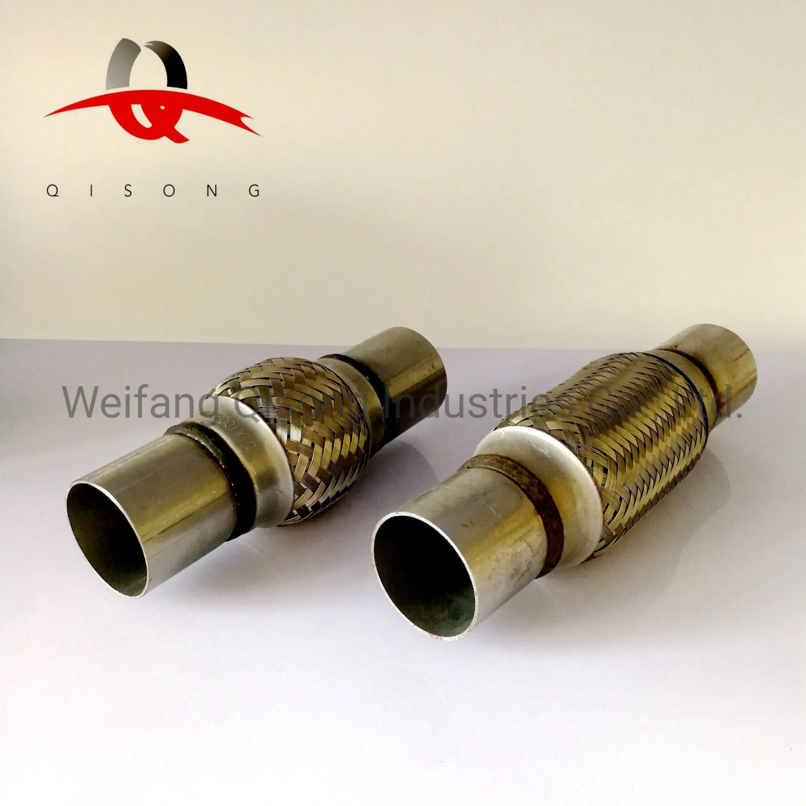 [Qisong] High Quality Auto Parts Qiauts Exhaust Flexible Pipes Corrugated Pipes