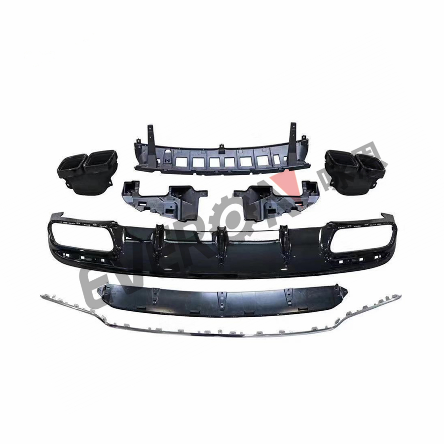 2019 S63 Coupe Rear Diffuser and Muffler Tips for Benz C217