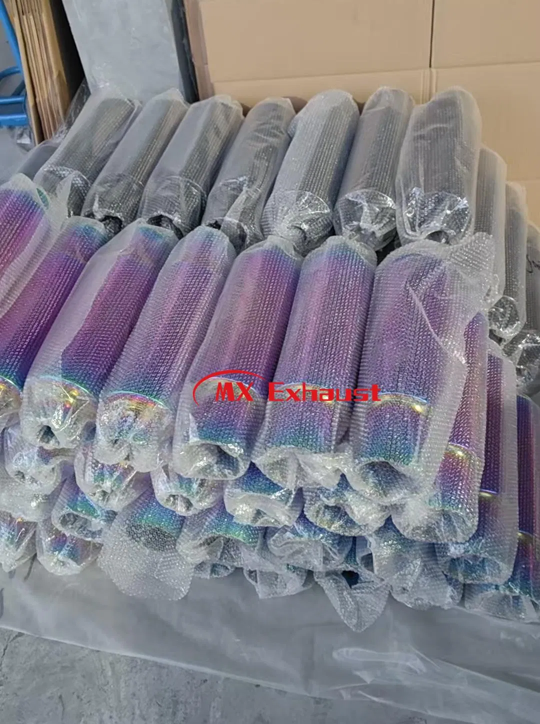 Exhaust Muffler Exhaust Tip Ss201 Mirror Polished ID 4'' Od 5''