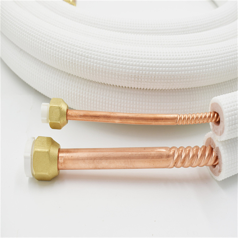 Competitive Price Insulated Spiral Flexible Copper Pipe Corrugated Tube for Air Conditioning