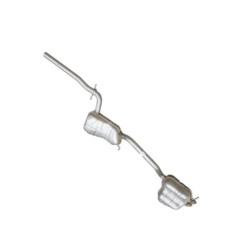 High Performance Automotive Stainless Steel Exhaust Muffler Rear Double Outlet Exhaust Pipe for Volkswagen Cc 1.8/2.0t