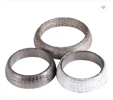 Exhaust System Gasket Joint Graphite Oil- Resistant Donut Gasket for Catalytic Converter Exhaust Muffler