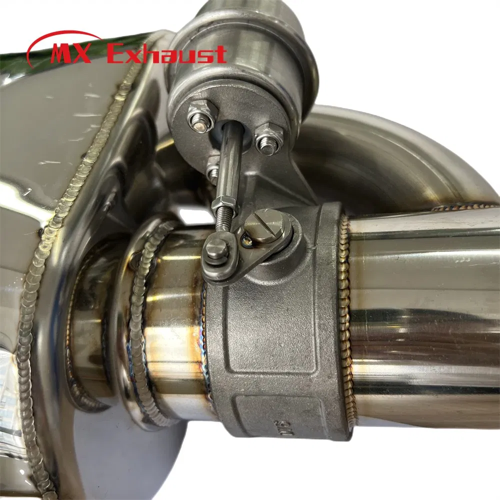 Performance Customized Stainless Steel Car Vacuum Exhaust Muffler with / Without Remote Control