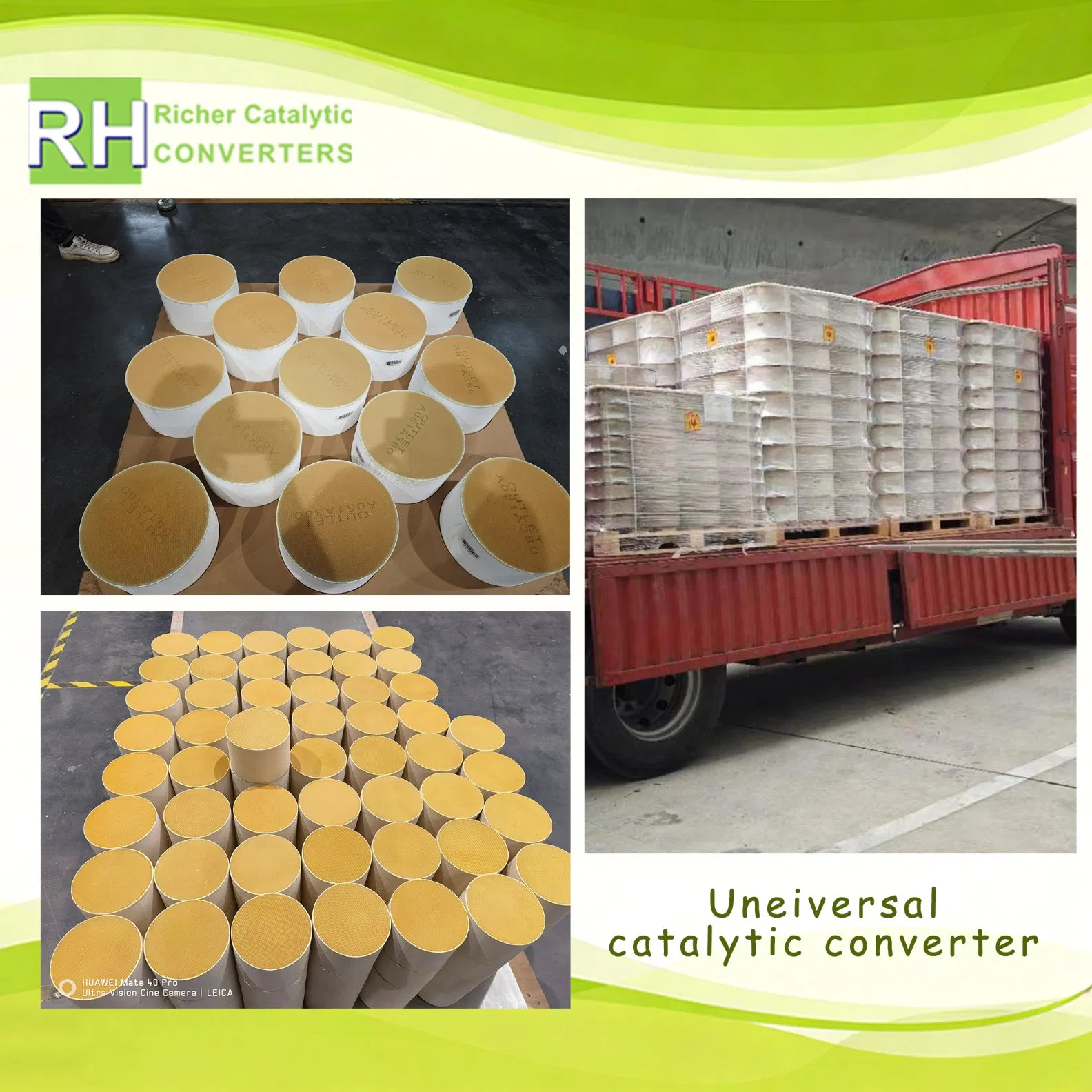 Car Stainless Steel Exhaust Pipe Parts High Flow Catalytic Converter for Cat Nissan Almera/Almera Tino/X-Tr OE208A08h825/B08A05m302