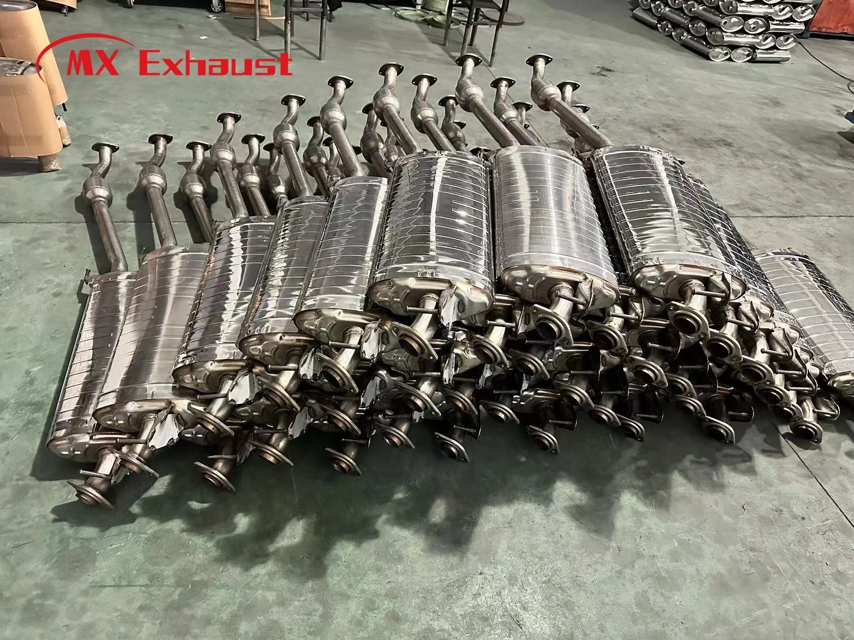 Hot Sales Car Accessories Stainless Steel Direct Fit Exhaust Silencer Muffler for H*Onda to*Yota Hyun*Dai and Other Duty Truck/Diesel/Pickup