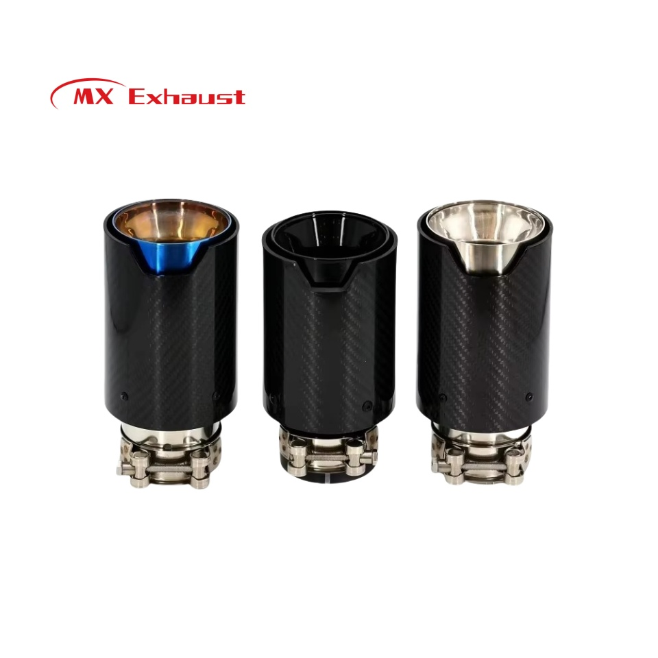 Bm*W Modification Accessories Single Outlet 93mm Carbon Fiber Exhaust Muffler Pipe Tip for F30 F31 F36 M2 M3