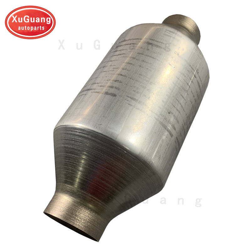 High Flow Euro6 Universal Catalytic Converter 127*300 Ceramic Core 118*152