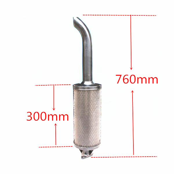 Diesel Engine Silencer Muffler with Exhaust Pipe Assy of Diesel Engine Spare Parts