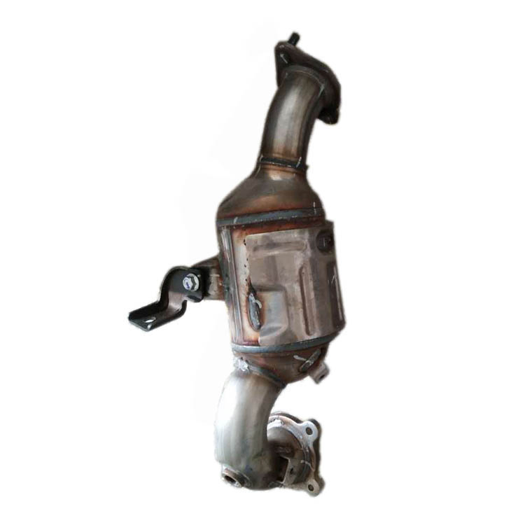 The Source Factory Offers Low Prices Stainless Steel 409ss Auto Parts Used for Direct Fit Honeycomb Ceramic Carrier Catalytic Converter