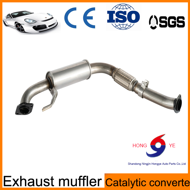 409/304 Stainless Steel Exhaust Muffler for Automotive Component Exhaust Systems