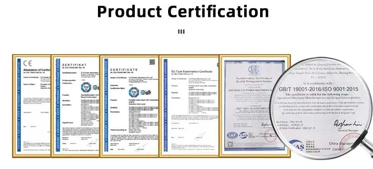 Certifications