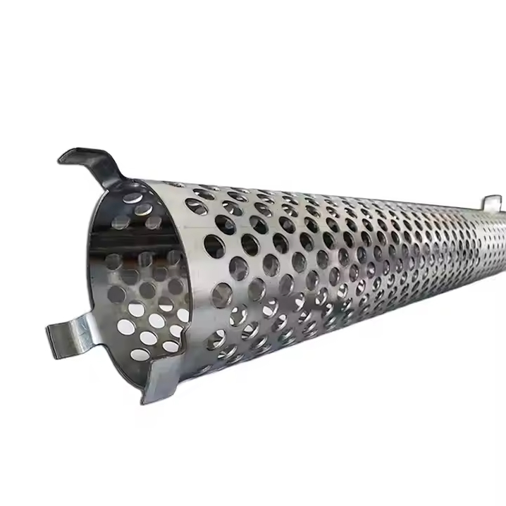 Corrosion-Resistant SS316 304/409L Stainless Steel Perforated Tubing for Car Exhaust Pipe