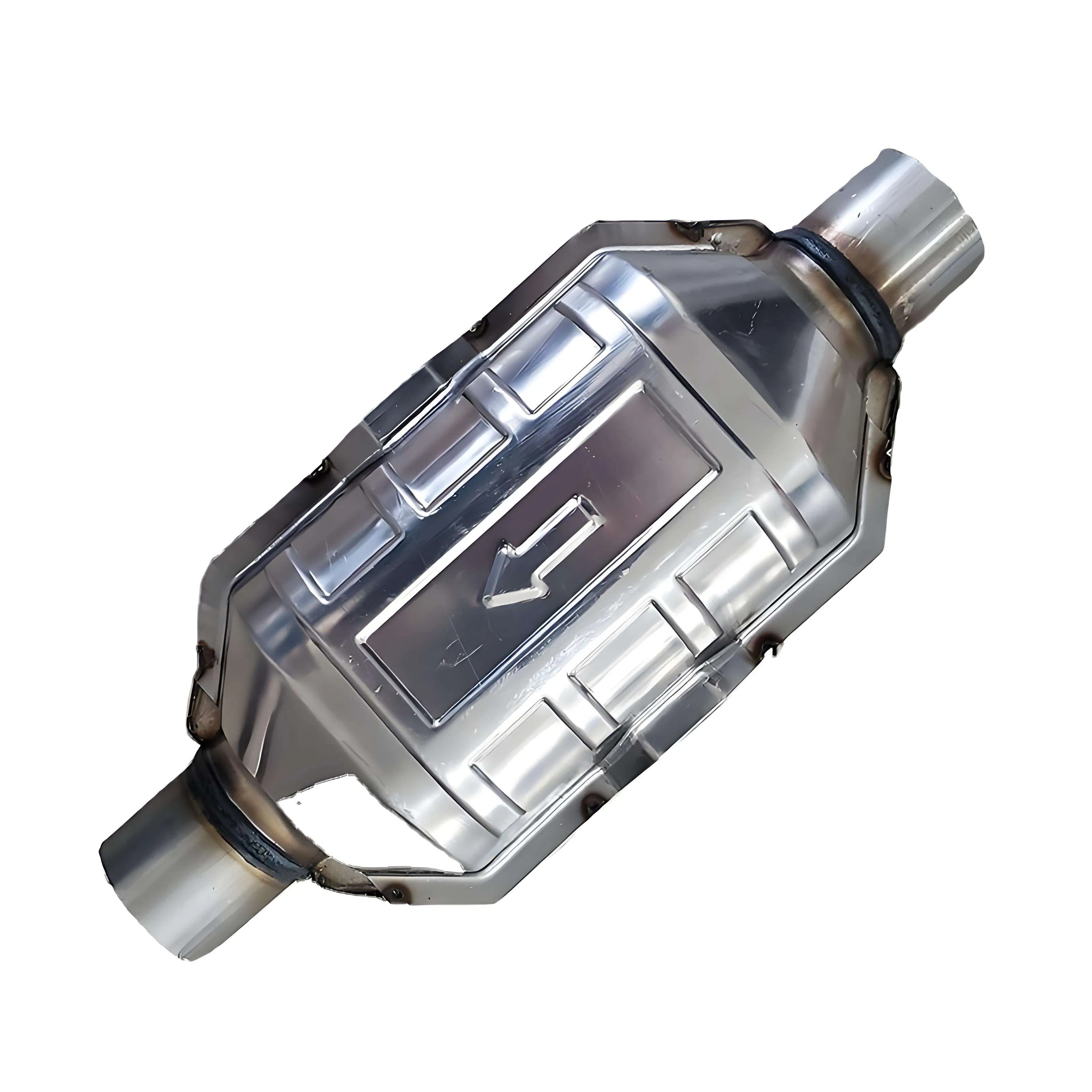 High Flow Automotive Exhaust System Ceramic Honeycomb Carrier Three Way Universal Catalytic Converter