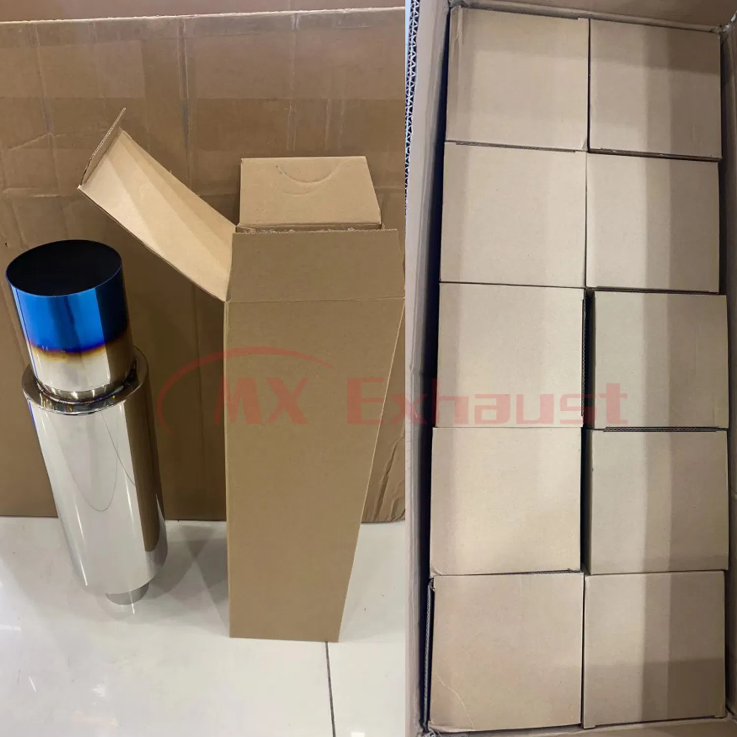 3 Inch High Performance Stainless Steel Exhaust Pipe Muffler with dB Killer