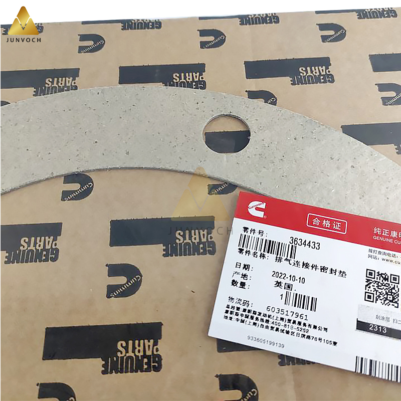 Kta50 Marine Engine Parts Original Exhaust Outlet Connection 3634544 Connection Gasket 3634433 for Cummins Engine Kta38