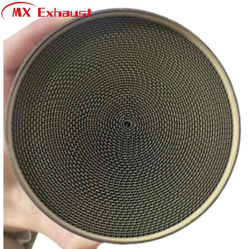 Automotive High Flow Metal Oval/Round Catalytic Converter Metallic Substrate Euro0 Euro5
