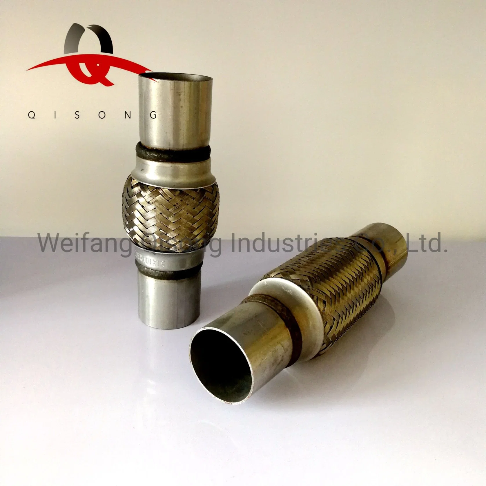 [Qisong] High Quality Auto Parts Qiauts Exhaust Flexible Pipes Corrugated Pipes