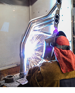 Wholesale Stainless Steel and Titanium Alloy Header Pipe, Chrome Motorcycle Front Exhaust Pipe, Universal Muffler Tube and Manifold Pipes