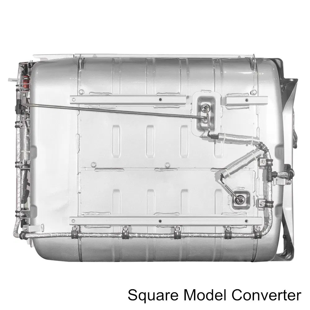 High Quality Direct Fit Square Model Converter Suitable for Heavy Duty Vehicle Aftertreatment System Non-Road Euo VI Box Catalytic Converter (DOC+DPF)