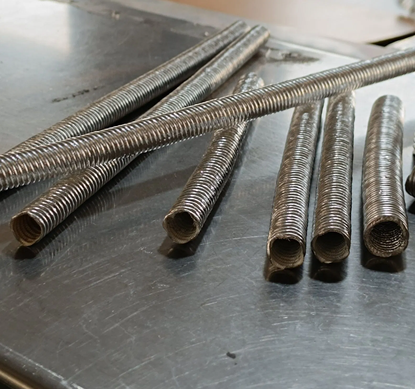 High Temperature Insulation Thermal Resistant Corrugated Flexible Aluminium Protection Pipe