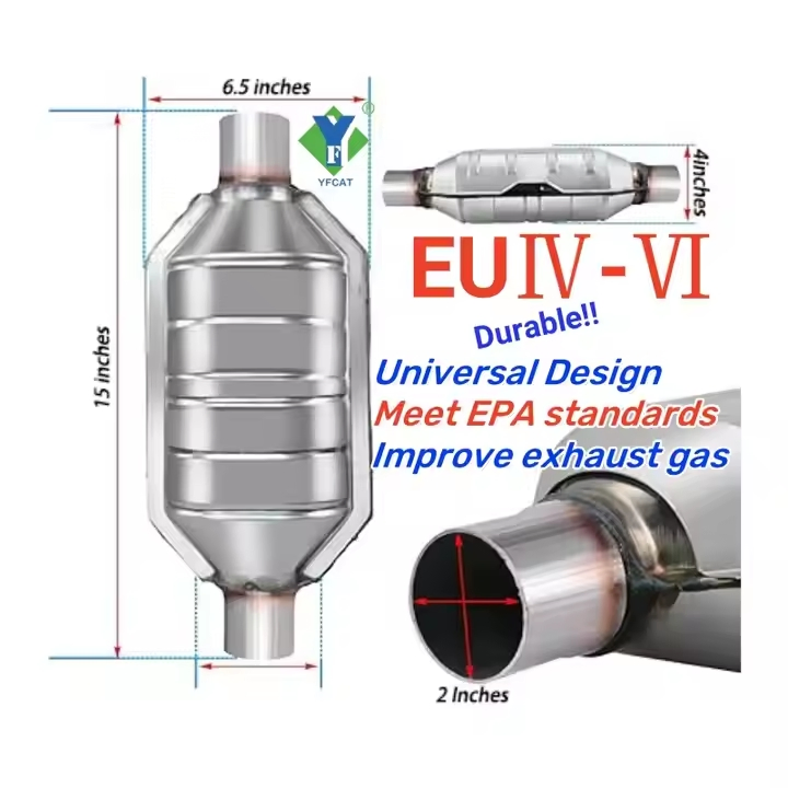 OEM Stainless Steel Universal Catalytic Converter for Exhaust System Catalyst