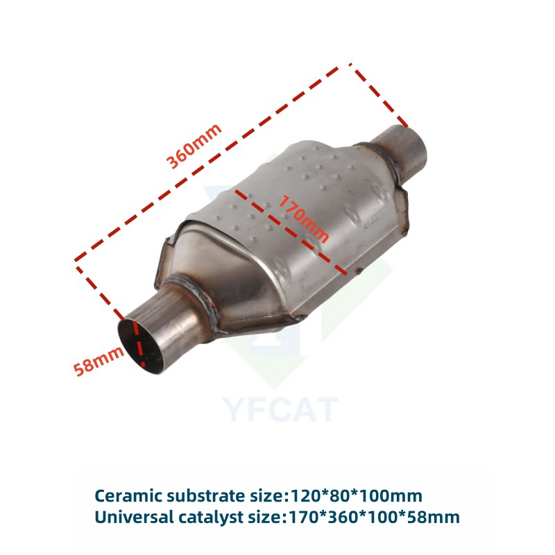 High Flow Universal Catalytic Converter for Mercedes-Benz Engine Heavy Duty