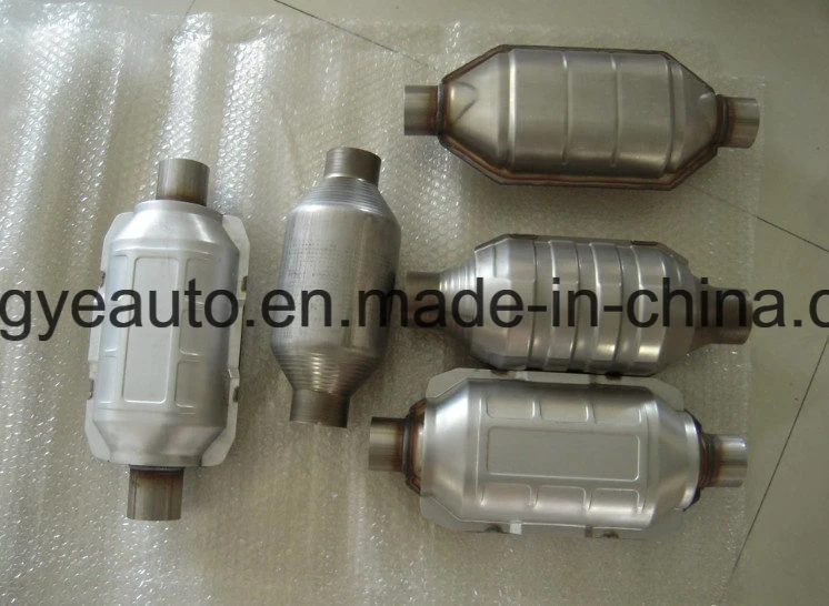 Stainless Steel Customizable Automotive Components Exhaust System Three Way Catalytic Converter Metal and Ceramic Core
