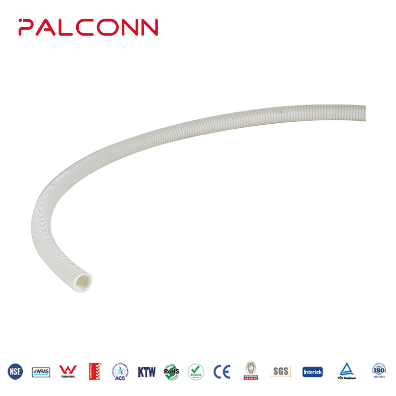 White or Black Color 16mm PVC Flexible Corrugated Conduit Pipe