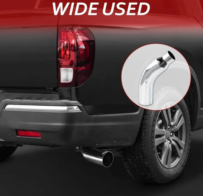 Exhaust Pipe Chrome Elbow Detail