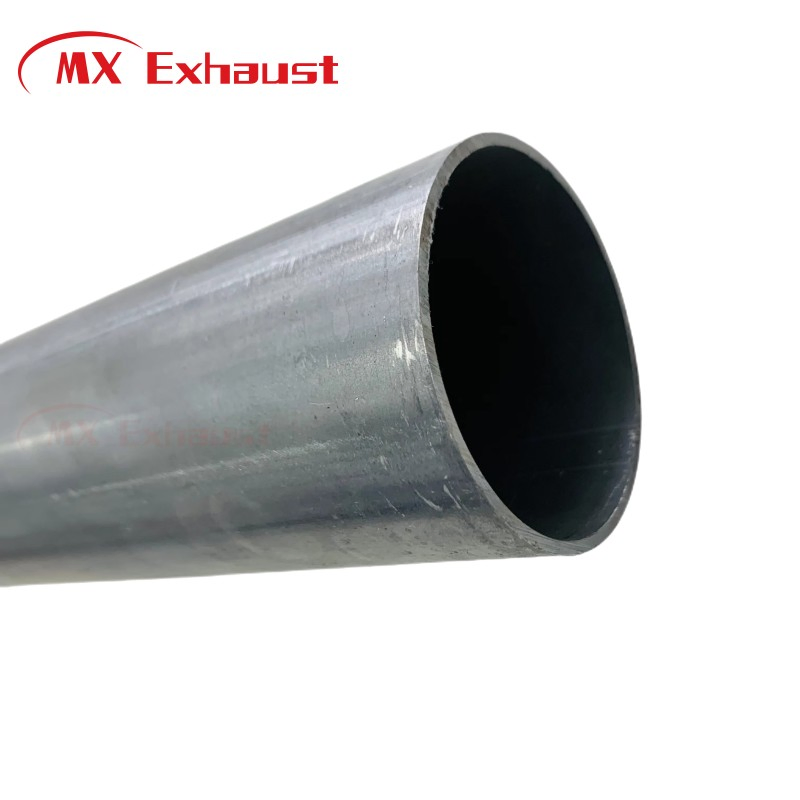 Dx53D SA1d ERW Aluminized Steel Tubing Muffler Tube Sliencer Tubo Straight Exhaust Pipe