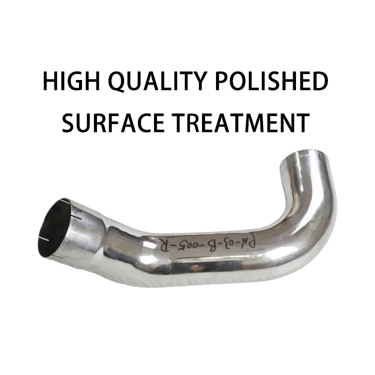 Chrome Exhaust Right Elbow