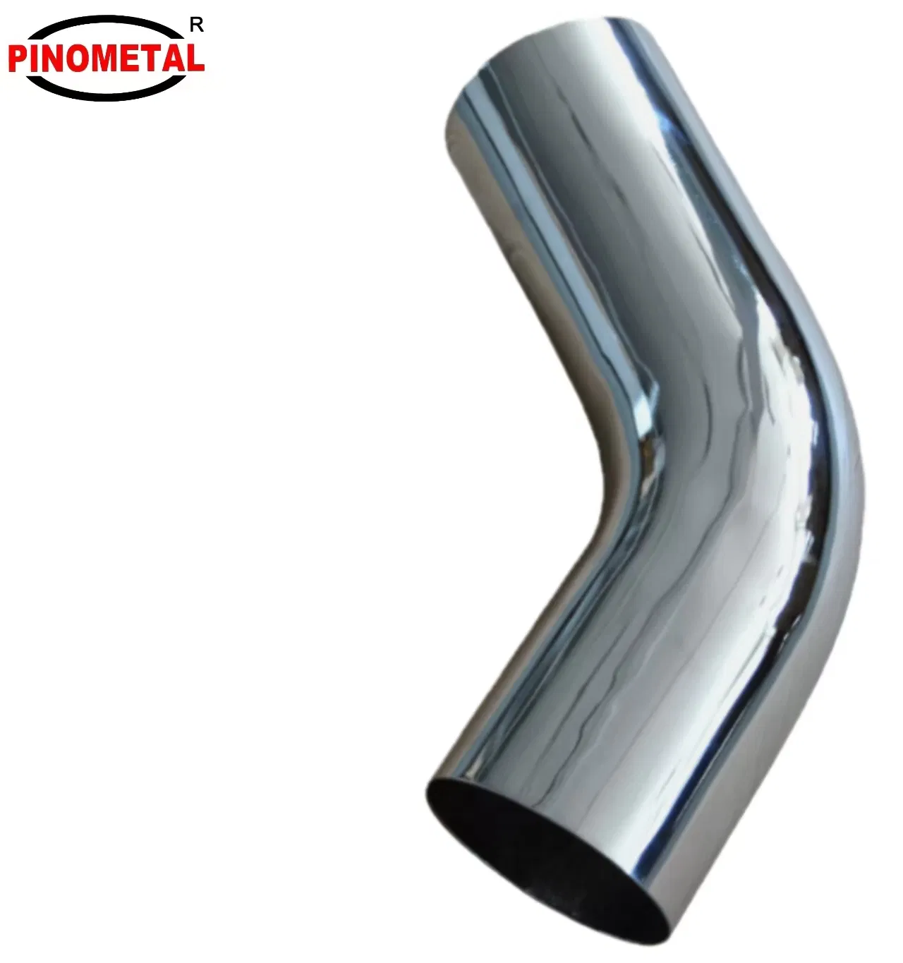 Hot Sale 5" Od Chrome 58 Degree Bend Exhaust Elbow Pipes for Peterbilt 378 379