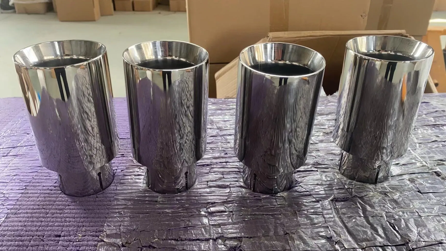 Universal Exhaust Tip Carbon Fiber Stainless Steel Titanium Custom Muffler Tips